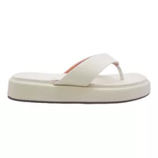 Tamanco Feminino Vizzano Chinelo Flatform Dedo Moda Branco