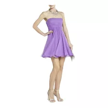 Bcbg Maxazria Vestido Strapless Talla 8 Color Iris