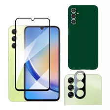 Capa Capinha Case + Película Tela Câmera Para Galaxy A34 5g