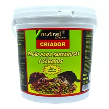 Ração Para Tartarugas , Cágados E Jabutis - 1,3kg - Nutral