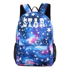 Mochila Luminosa Juvenil Marca Bakpak Céu E Estrelas