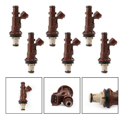 6x Fuel Injector Para Toyota Tacoma Tundra 4runner 3.4l V6 Foto 7