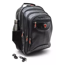 Bolsa Masculina De Couro Mochila Impermeável Super Reforçada