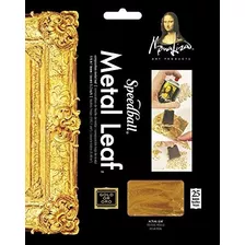 Speedball 10204 Mona Lisa Composicion Gold Leaf, Paquete De 