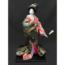 Boneca Japonesa Artesanal Realista Made In Japan 42cm Resin