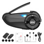 Intercomunicador Motocicleta Para Casco Bluetooth 2pcs Q2