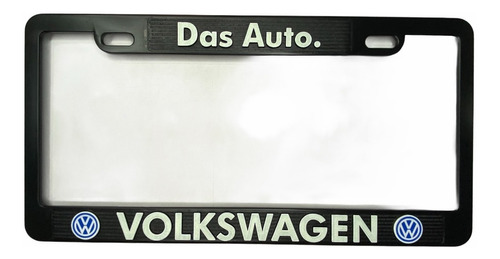 Par De Portaplacas Vw Volkswagen Jetta Polo Virtus Vento Tao Foto 2