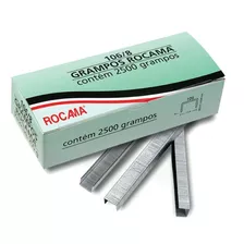 Grampo 8mm 106/8 Rocama Caixa Com 2.500 Grampos