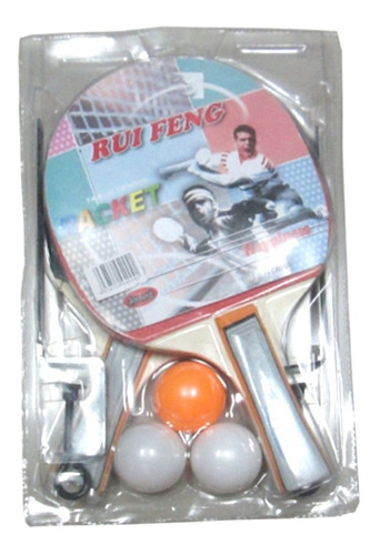 Set Paletas De Ping Pong Con 3 Pelotas