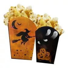 Caja Pochoclera Halloween X 10 Pop Corn Cotillon