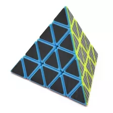 Cubo Pyraminx 4x4 Lefun Masterpyraminx Fibra De Carbono 