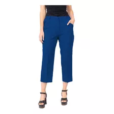 Pantalón Capri De Vestir Con Elástico Mujer 