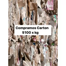 Compramos Carton $100 X Kilo