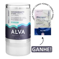 Alva Desodorante Natural Stick Cristal 100% Original 120g