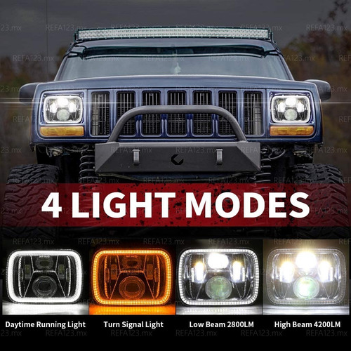 Faros Led Jeep Grand Wagoneer 1990 1991u6g Foto 2