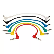 Cabo Para Pedal Rockcable Warwick 15cm Patch Cable Colorido