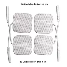 Eletrodo Adesivo P Massagem Tens Fes 4cm X 4cm 10 Unid.