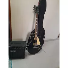 Guitarra Eléctrica Estilo Les Paul Y Amplificador Laney