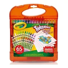 Set Crayola 25 Crayones De Colores Twistables + 40 Hojas