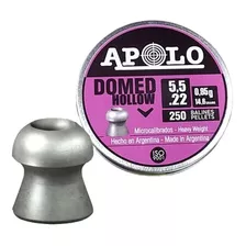 Chumbos Domed Hollow Apolo 5.5 X 250un Explorer Pro