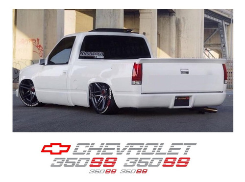 Kit Stickers Chevrolet 350 Ss M2 Pick Up Batea Envio Gratis Foto 2