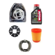 Kit Transmision Yumbo Gs+motul 5100+filtro Aire+patin+gomas 