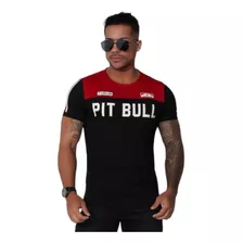 Camiseta Gola O Masculina Pit Bull Pitbull Jeans Original 