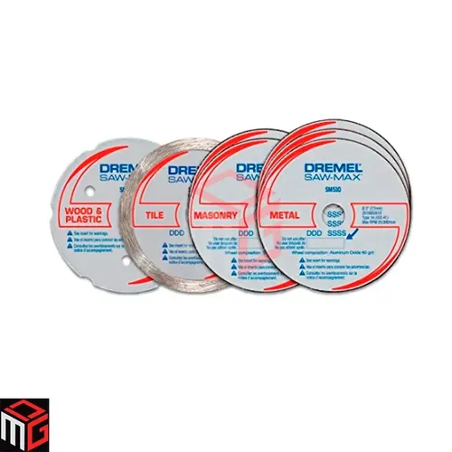 Set Disco Corte Uso Multiple Dremel Sm700 X 7u Saw Max Dgm
