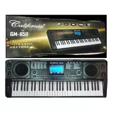 Organo California Gm650 Electrónico Midi Usb Teclas Pesada 
