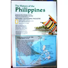 Mapa Philippines Nat Geo Politico 86 Islas Pacifico Pueblos