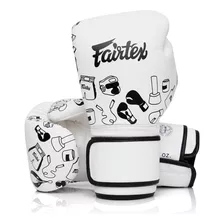 Guantes De Entrenamiento Fairtex, 16 Onzas, Blanco, Graffiti