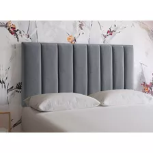 Cabeceira Paris Estofada Cama Box Casal 1,38m 