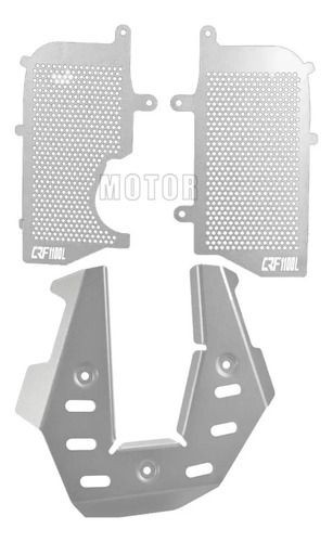 Protector De Motor Con Doble Tapa De Radiador Para Honda Crf Foto 4