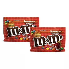 2 Chocolate Confeito M&m's Sabor Manteiga De Amendoim 272,2g