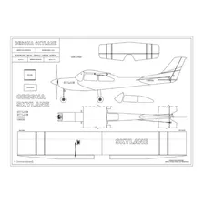 Planta Aeromodelo Cessna Skylane