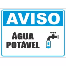 Placa Pvc_20x15 - Água De Reuso