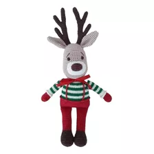 Rena, Guirlanda De Natal Em Amigurumi - Crochê 