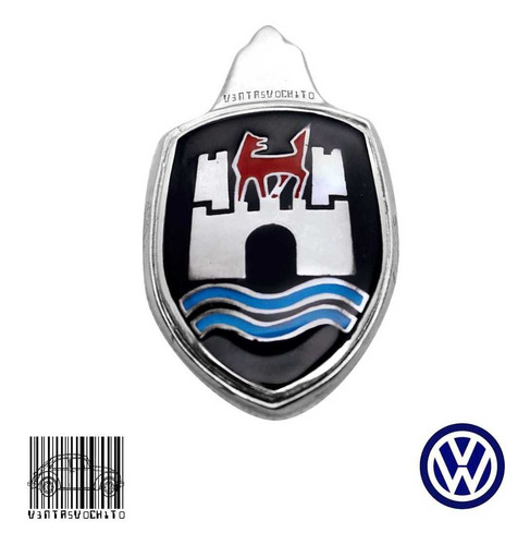 Emblema Blasn Escudo Cofre Vocho Sedan Vw Foto 8