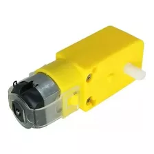 Motor Dc 3-6v Caixa De Redução E Eixo Duplo Robótica Robô 