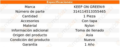 1) Toma Agua Lancer 2.4l 4 Cil 09/16 Toma De Llenado Foto 2