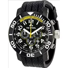 Relógio Masculino Tw Steel Com Mostrador Preto Tw75 Original