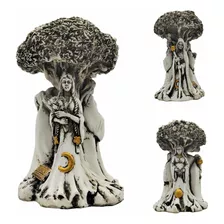 Diosa Hecate Triple Bajo Árbol 15cm 