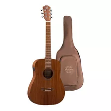 Guitarra Bamboo Electroacustica Ga-baby-mahogany-q + Funda 