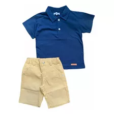 Lote Niños 2 Años Remera Chomba Shorts Bermuda Nuevo