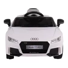 Carrinho Elétrico Branco Audi Tt Rs 2.4ghz 12v Bel Brink