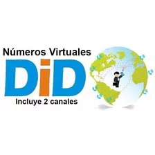 Número Telefónico Virtual De Colombia 2 Canales Sip, Voipred