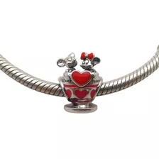 Charm Pandora_taza Mickey & Minnie_en Plata S925 Original