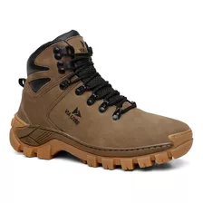 Bota Adventure Couro Coturno Arizona Original Palmilha Gel