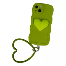 Funda Ywyuhe Para iPhone 12 Pro Case- Mostaza Verde