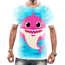 Camiseta Camisa Baby Shark Bebê Turabão Familia Música Hd 7